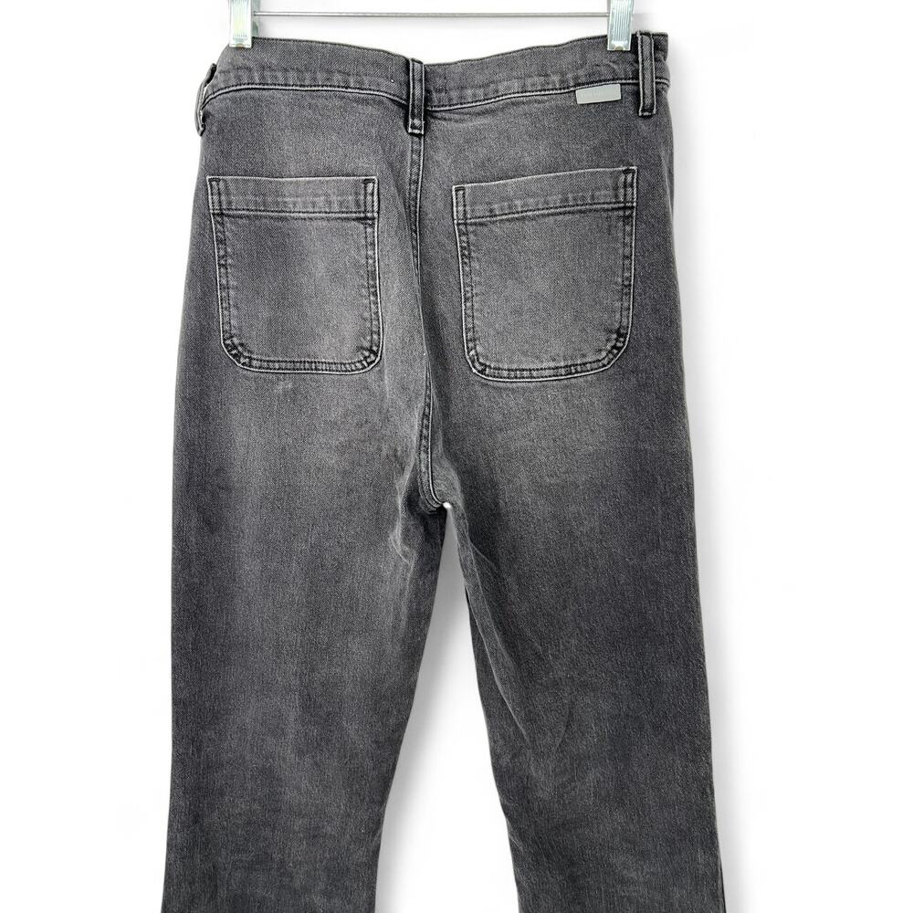BOYISH 28 Rickey flare leg jeans in black 32" inseam Button Fly Flare  Revolve - Picture 9 of 13